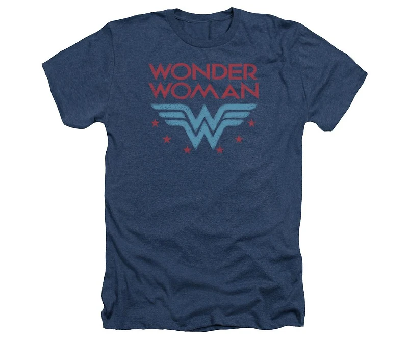 Dc Wonder Woman Men's Comics Stars Adult Heather Tee / T-Shirt