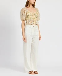 En Saison Women's Elliot Organza Top