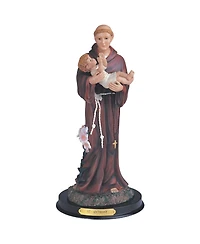 Fc Design "2-pc Set" 12"H Saint Anthony Statue Anthony of Padua Holy Figurine Statue Ornament Home Room Office Decor and Perfect Ideas for Housewarmin