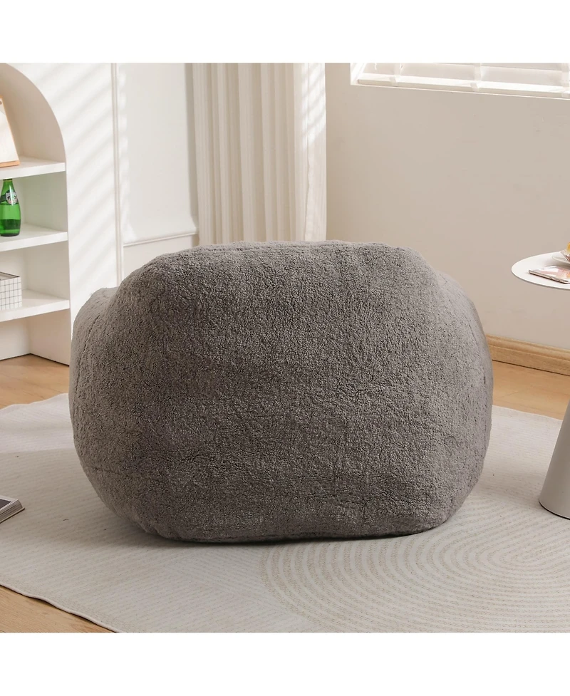 Giant Bean Bag Chair for Adults, Comfy Beanbag Couch with Armrests Living Room & Bedroom-The Pop Home