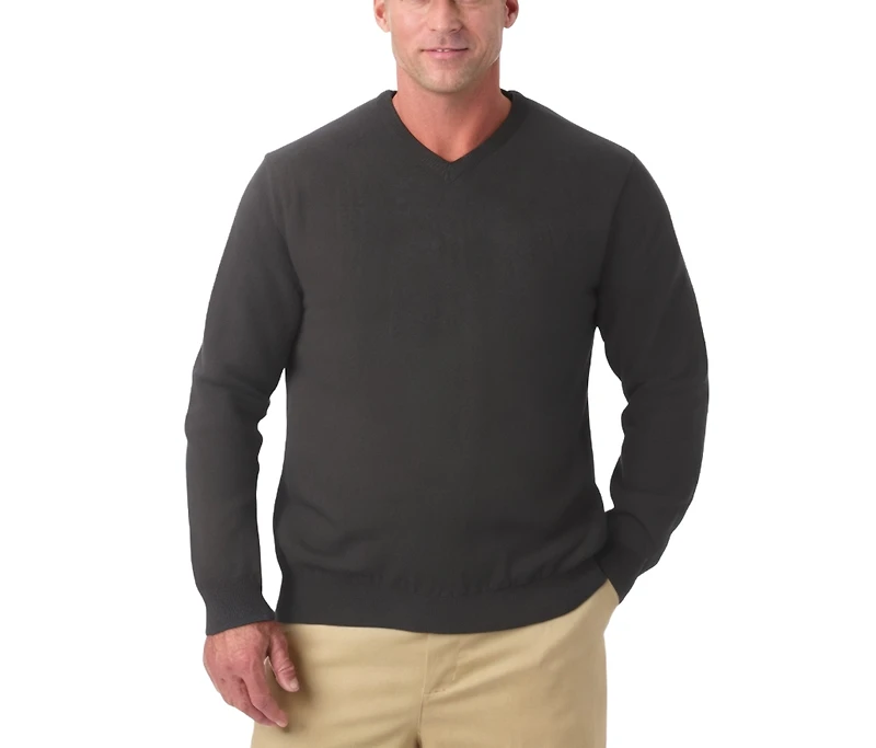 KingSize Men's Big & Tall Lightweight V-Neck Sweater