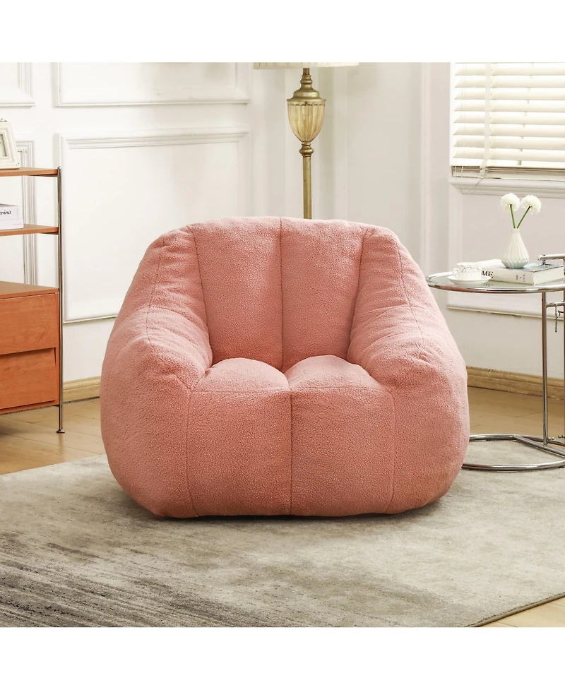 Comfy Bean Bag Chair with Memory Foam, Cozy Lounge for Dorm, Bedroom, Living Room-The Pop Home