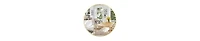 gaomon Round Mirror, Inch Circle Mirror, Hd Eco-Friendly Gold Circle Mirror Metal Frame, Round Vanity Wall Mounted Mirrors for Entryway, Hallway