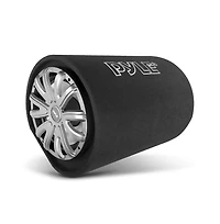 Pyle Subwoofer Box System, 12'' 500W, Carpeted Tube Enclosure, Rear Vented Design