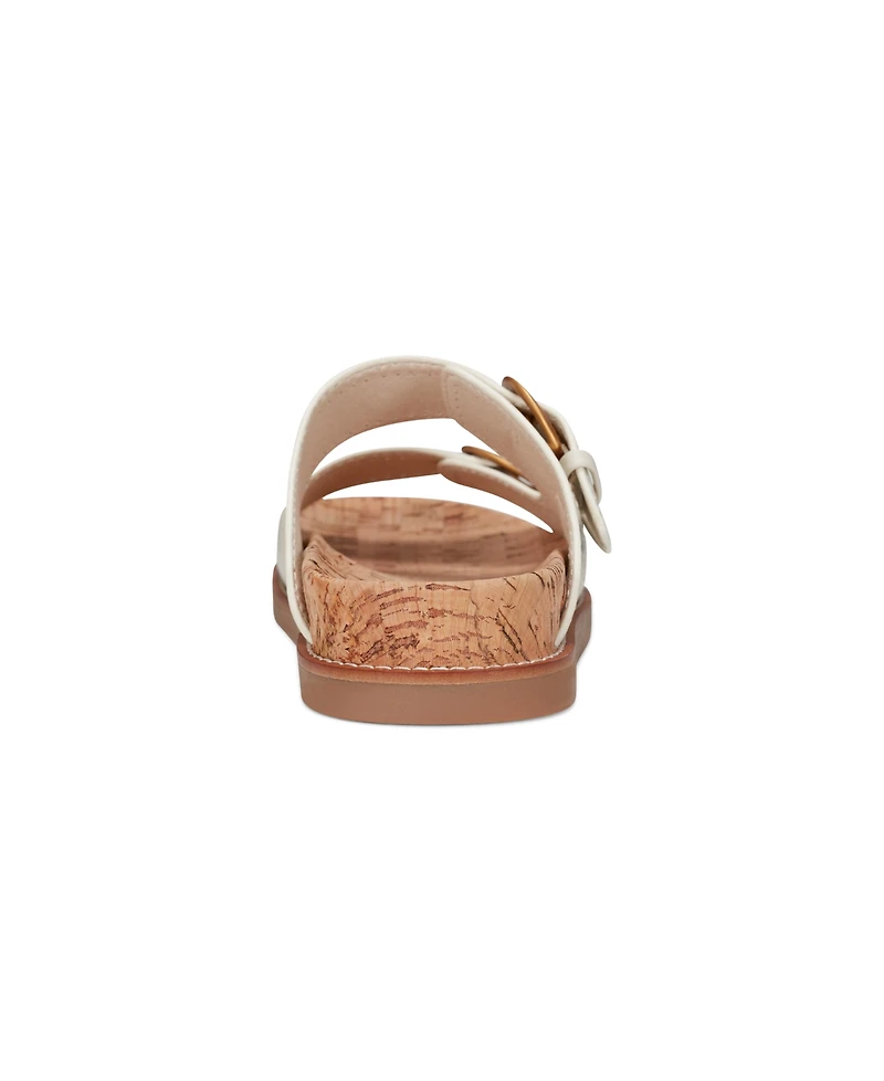 Earth Women's Francii Double Band Flat Slip-On Sandals