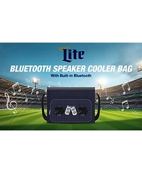 Miller Lite Insulated Thermal Cooler Bluetooth Speaker Bag