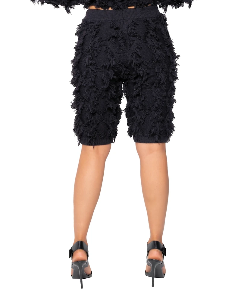 Fusion Pull On Sweater Shorts