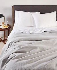 Arch Studio Waffle Cotton Blanket, Full/Queen, Exclusively at Macy's