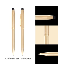 A. T. Cross A.t. Cross Century Ii 23KT Gold Plate with 23KT Gold-Plated Appointments Ballpoint Pen