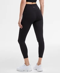 Id Ideology Women's Solid 7/8 Compression Leggings
