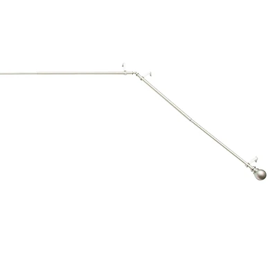 Kenney Bryce 3/4 Inch Decorative Bay Window Curtain Rod - Stylish and Versatile