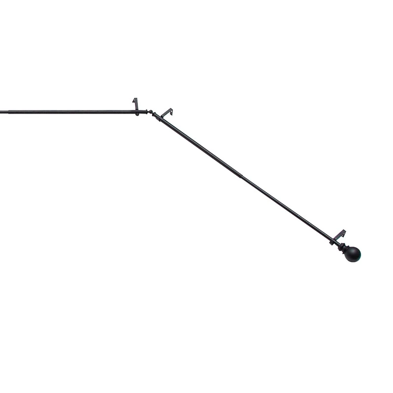 Kenney Bryce 3/4 Inch Decorative Bay Window Curtain Rod - Stylish and Versatile
