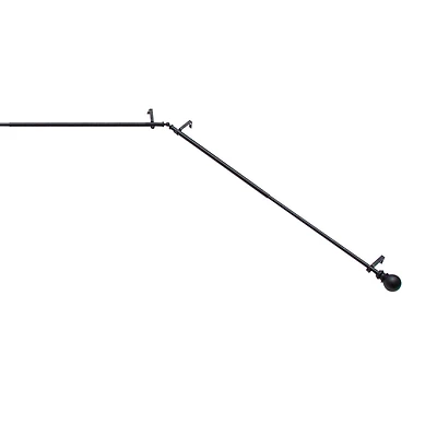 Kenney Bryce 3/4 Inch Decorative Bay Window Curtain Rod - Stylish and Versatile