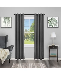 Kenney Fast Fit Easy Install Mission 5/8" Decorative Window Curtain Rod Set - Hassle-Free Installation