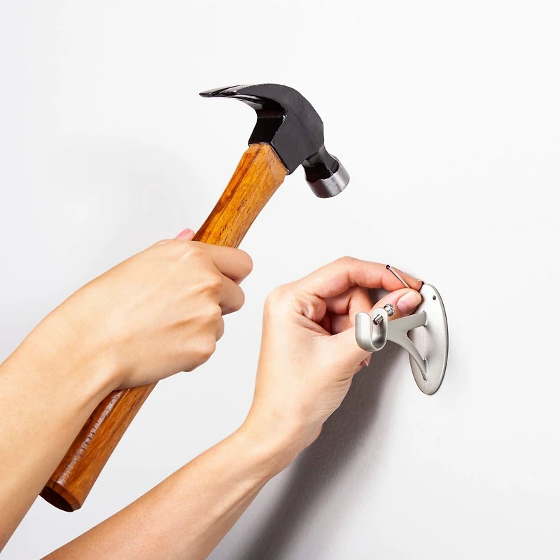 Kenney Fast Fit Easy Install Adjustable White Marble Curtain Rod with Decorative Ball Finials 5/8"