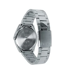 Casio Men's Silver Tone Stainless Steel Watch, 38.5mm