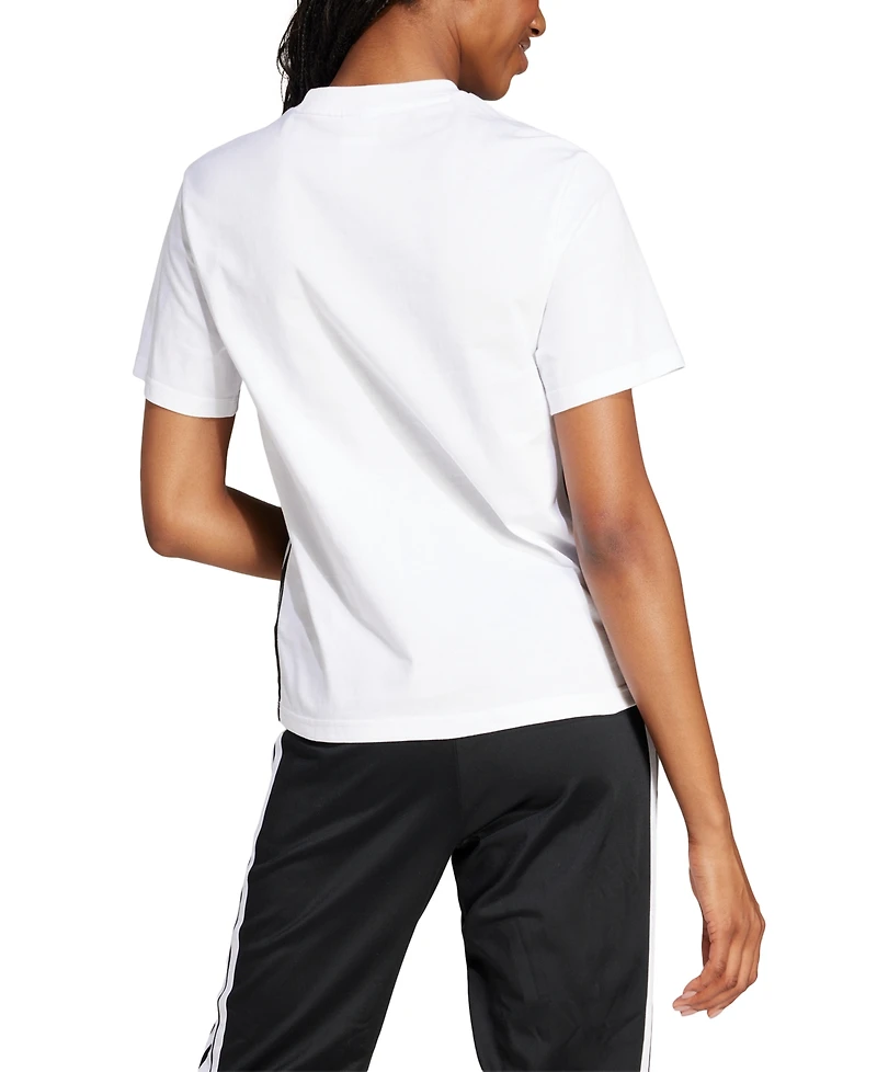 adidas Women's Essentials 3-Stripes Cotton T-Shirt