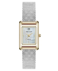 Anne Klein Women's Quartz Two-Tone Stainless Steel Mesh Watch, 20mm