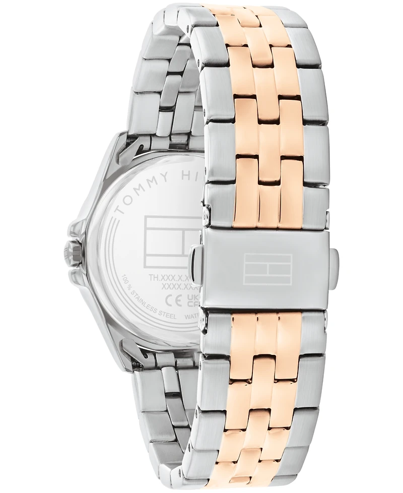 Tommy Hilfiger Women's Quartz Two-Tone Stainless-Steel Bracelet Watch, 30mm