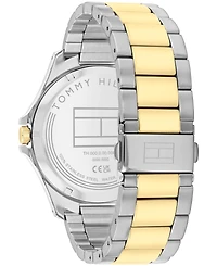 Tommy Hilfiger Men's Quartz Two-Tone Stainless-Steel Bracelet Watch