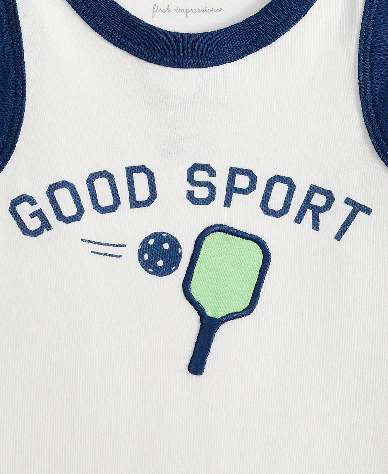 Baby Boys Good Sport Graphic Sunsuit, Exclusively at Macy's