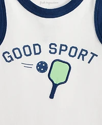 Baby Boys Good Sport Graphic Sunsuit, Exclusively at Macy's