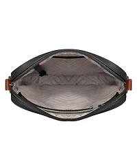 Onyx Leather Cross Body Bag