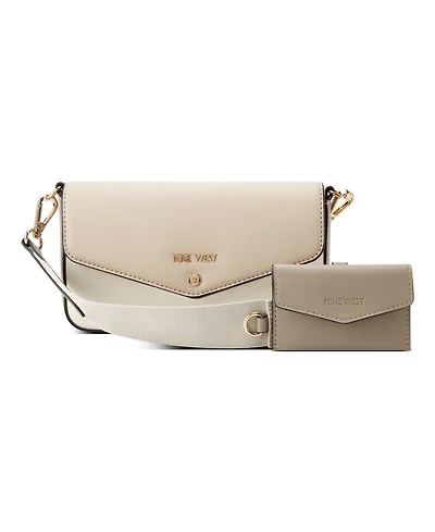 Nine West Peaches Crossbody Flap with Card Case