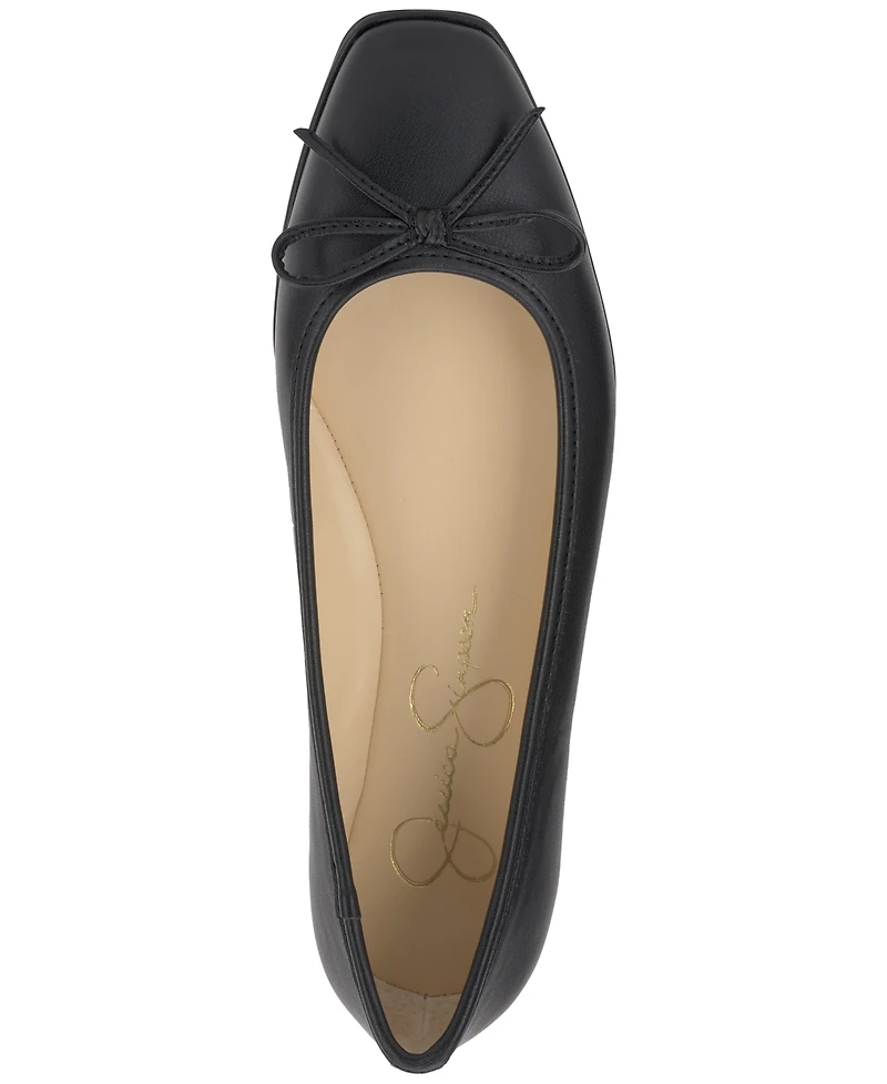 Jessica Simpson Women's Vayrina Snip-Toe Ballet Flats