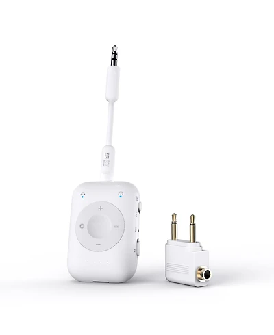 Mee audio Connect Air Pro Wireless Audio Transmitter & Receiver for In-Flight Audio, Car Stereos, & More