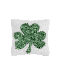 C&F Home 8" x 8" St. Patrick's Day Shamrock Small/Petite Woven Cotton Accent Throw Pillow