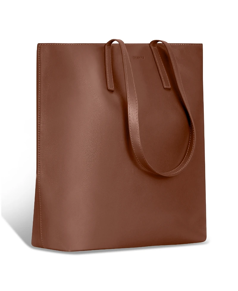 Champs Onyx Collection Leather Vertical Tote
