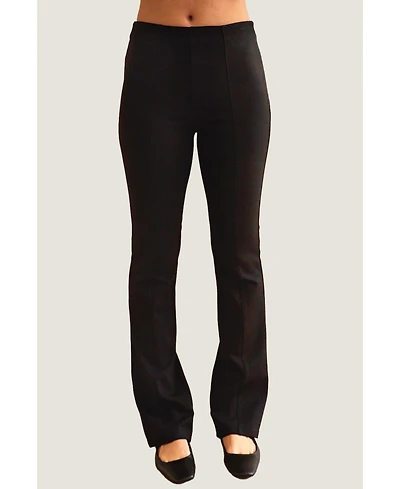 Crescent Women's Florence Stretch Knit Flare Pants