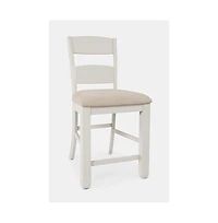 Jofran Dana Point Upholstered Ladderback Stool (Set of 2)