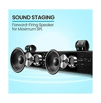 Pyle 24" Powered Atv/Utv Soundbar System with Bluetooth & Led Lights