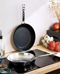 Cristel 1826 2-Piece Stainless Steel Mixed 10" Frying Pan Set