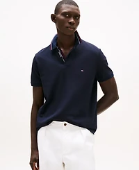 Tommy Hilfiger Men's Short Sleeve Striped-Trim Polo Shirt