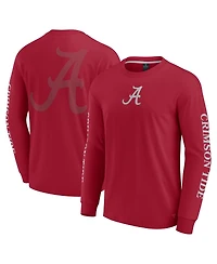 Fanatics Men's Crimson Alabama Tide Strive Long Sleeve T-Shirt