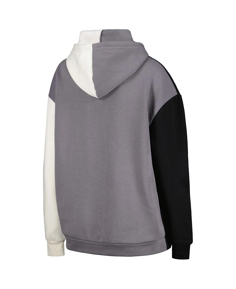 Gameday Couture Women's Gray/Black Arizona State Sun Devils Hall of Fame Colorblock Pullover Hoodie