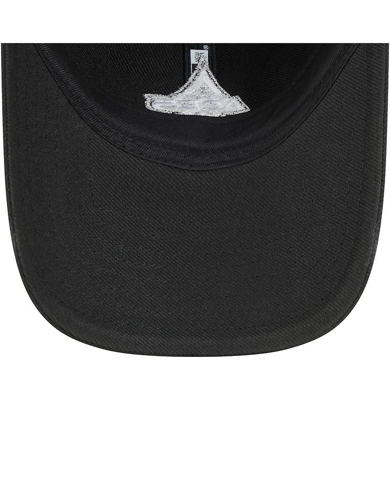 New Era Men's and Women's Black Las Vegas Aces Core Logo 9TWENTY Adjustable Hat