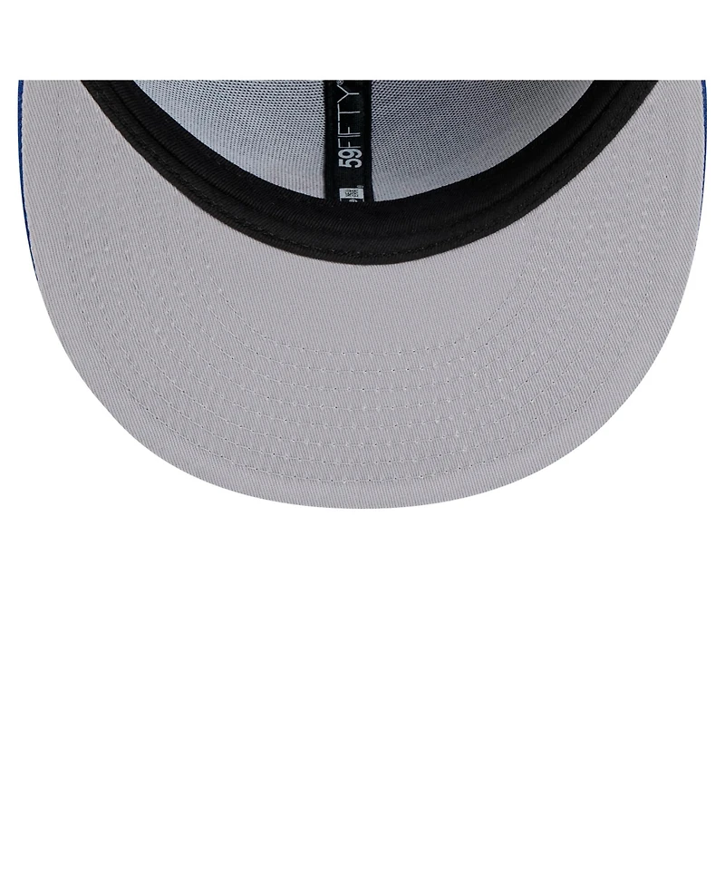 New Era Men's Blue York Rangers Core 59FIFTY Fitted Hat