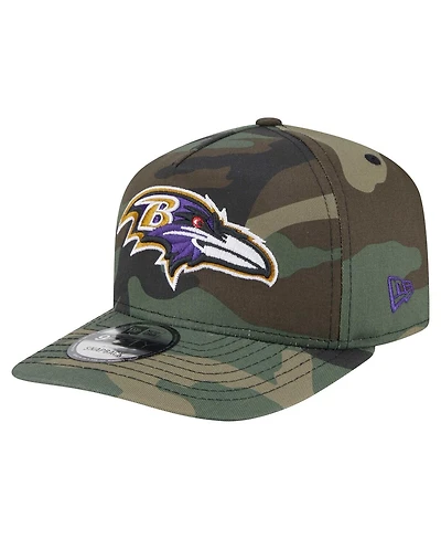 New Era Men's Camo Baltimore Ravens Woodsy 9FIFTY Snapback Hat