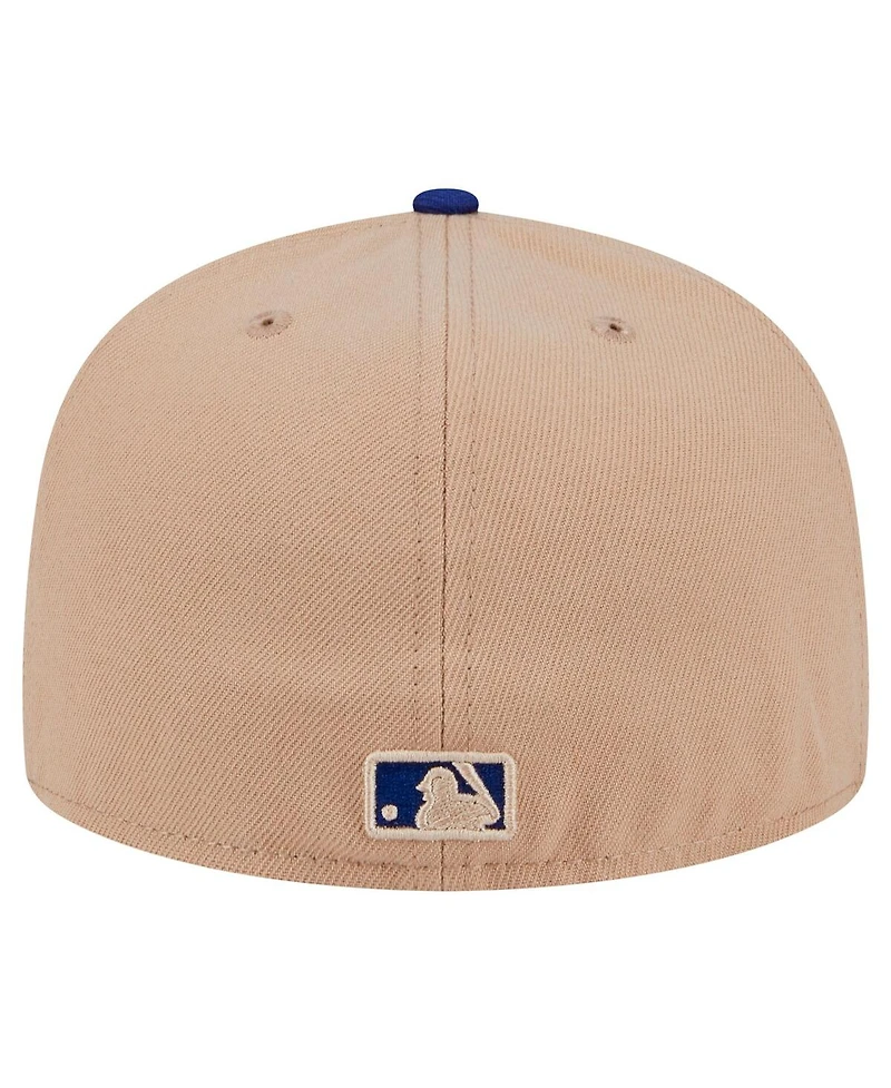 New Era Men's Khaki Los Angeles Dodgers 59FIFTY Fitted Hat