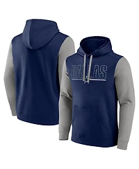 Fanatics Men's Navy Dallas Cowboys Big Tall Outline Pullover Hoodie