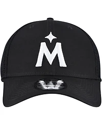 New Era Men's Minnesota Twins Evergreen Black White Neo 39THIRTY Flex Hat