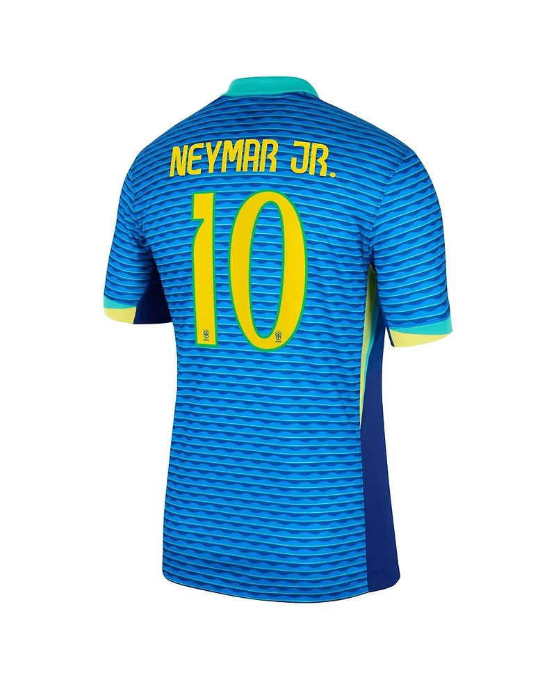 Nike Men's Neymar Jr. Blue Brazil National Team 2024 Away Stadium Replica Player Jersey