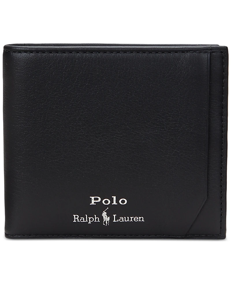 Polo Ralph Lauren Men's Smooth Leather Billfold Wallet