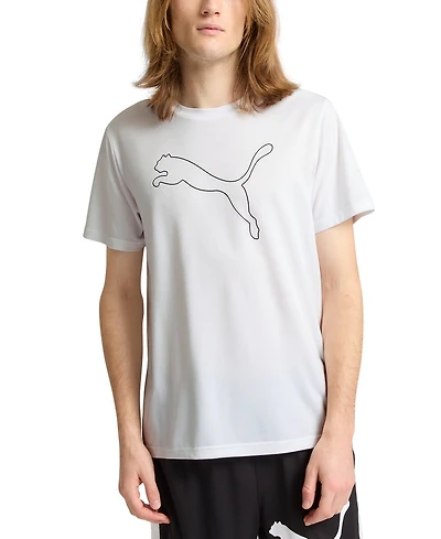 Puma Men's Performance Cat Logo Graphic Training T-Shirt