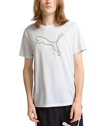 Puma Men's Performance Cat Logo Graphic Training T-Shirt