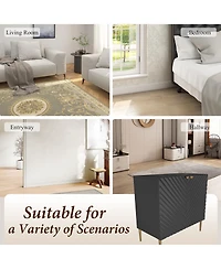 2 Door Locker Accent Cabinet